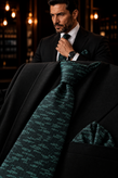 کروات مشکی سبز